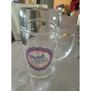 Mabel’s Whorehouse Beer Mug Glass Las Vegas Souvenir Customer Comes First
